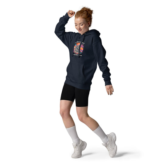 Funny vintage chicken lover hoodie featuring backyard hens with the quote Sorry I Can't, My Chickens Need Me.