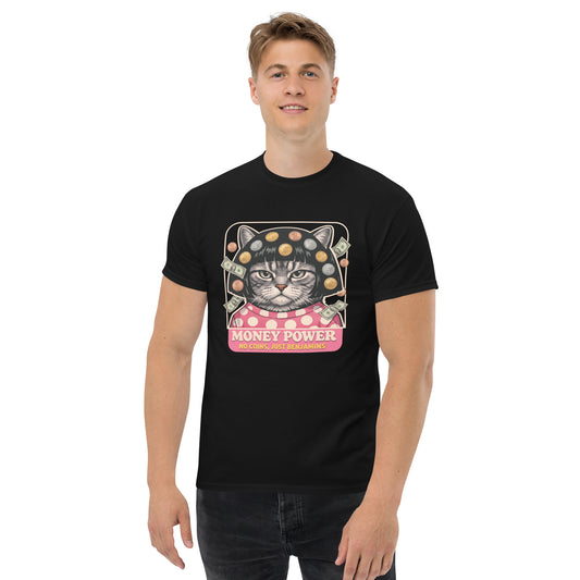 Money Power Graphic T-Shirt – Black Unisex Motivational Streetwear